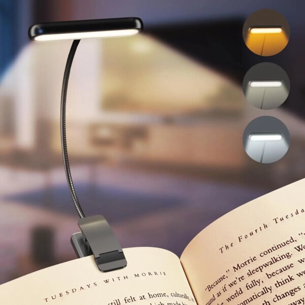 Rechargeable Clip-On Reading Light