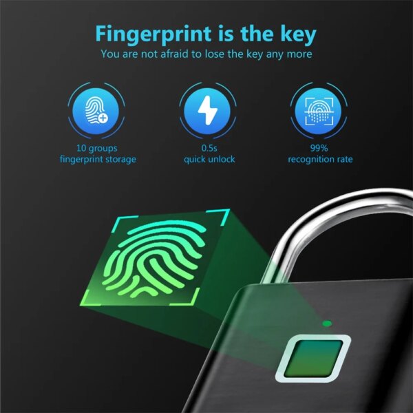 Keyless Fingerprint Smart Lock - Image 2