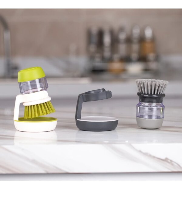Soap Dispensing Dish Scrub Brush - Image 8