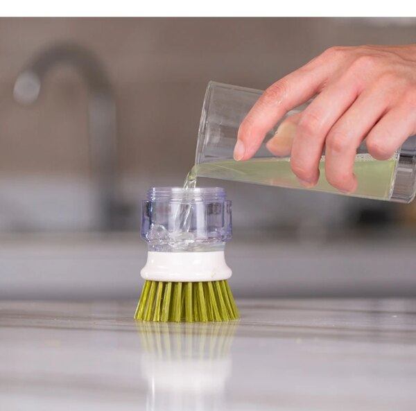 Soap Dispensing Dish Scrub Brush - Image 9