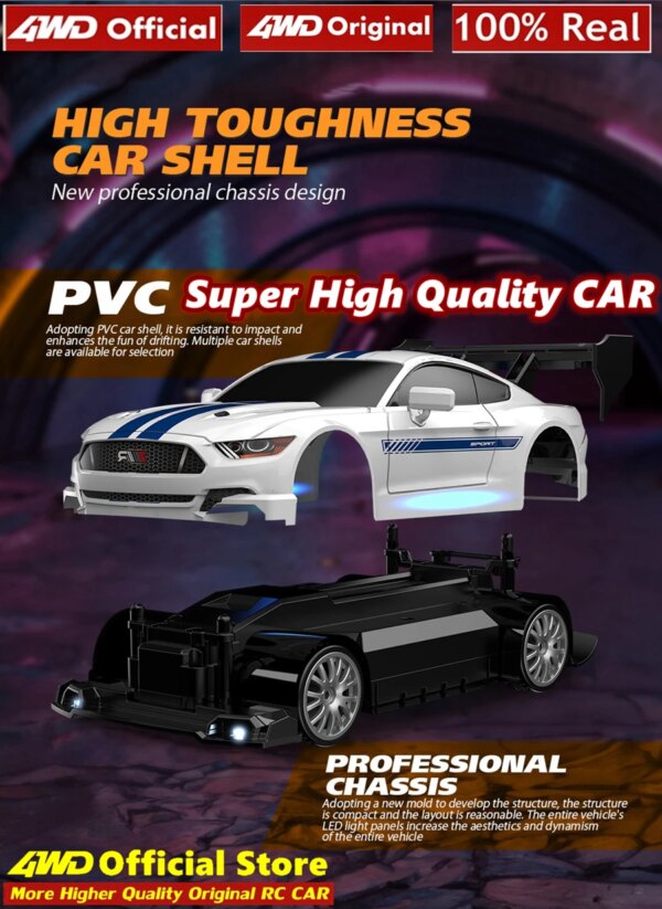 4WD RC Drift Car Model GTRPRO AE86PRO + Remote Control - Image 9