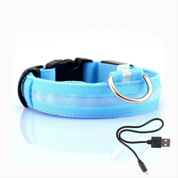 Led Light Dog Collar + USB Charging/Battery - Image 4