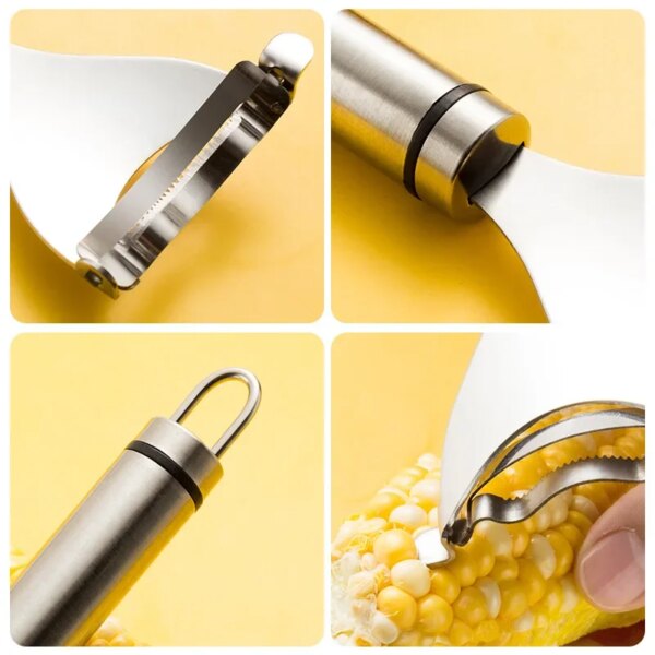 Hard Grip Peeler For Corn - Image 7