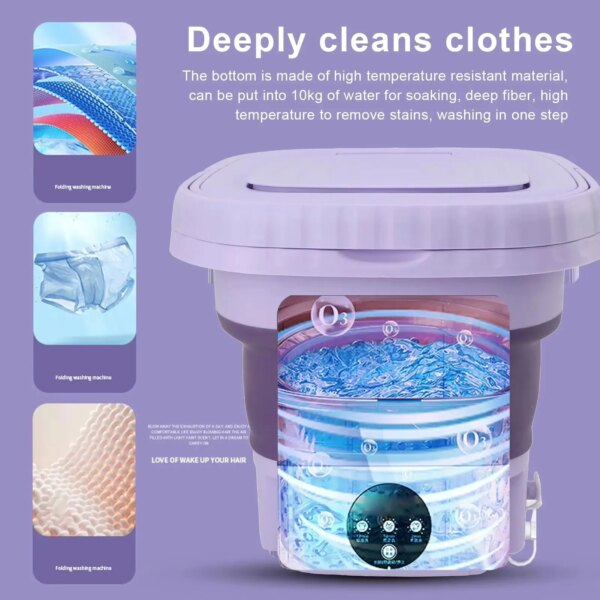 Small Folding & Portable Washing Machine - Image 11