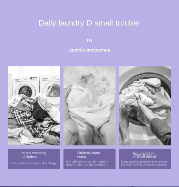 Small Folding & Portable Washing Machine - Image 10