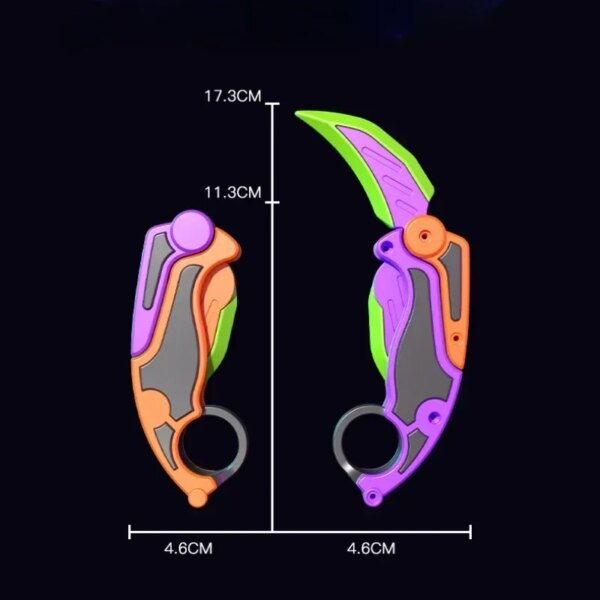 3D Printed Fidget Claw Knife - Image 6